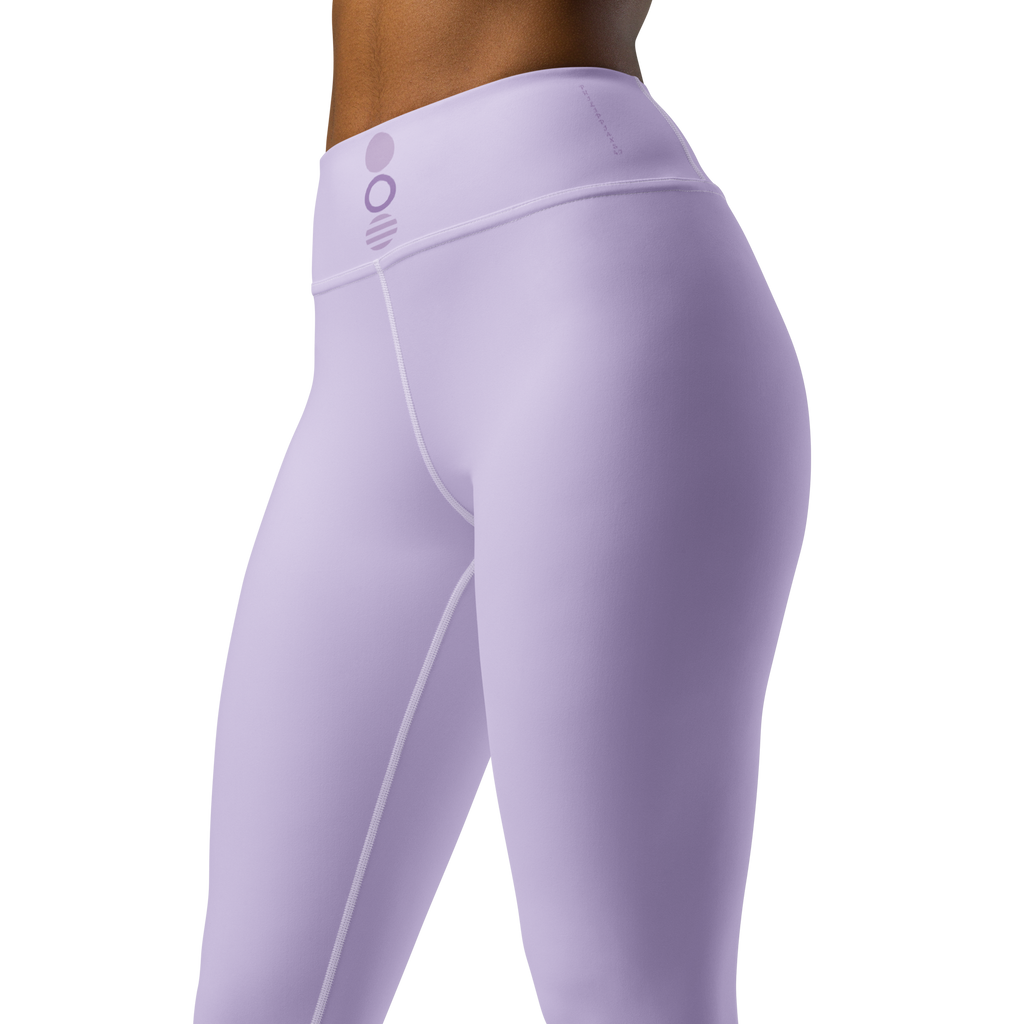 Peace of God Script Leggings — Lavender
