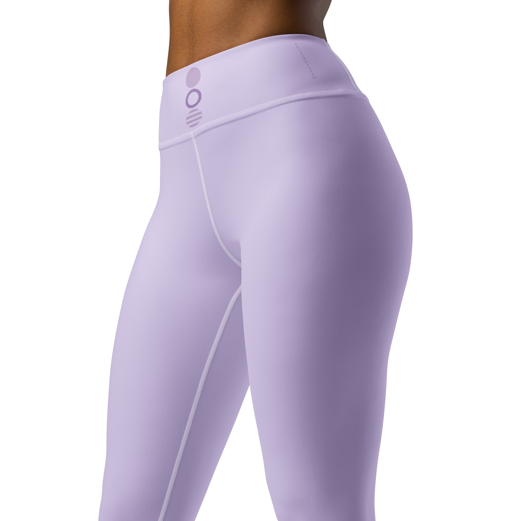 Peace of God Script Leggings — Lavender