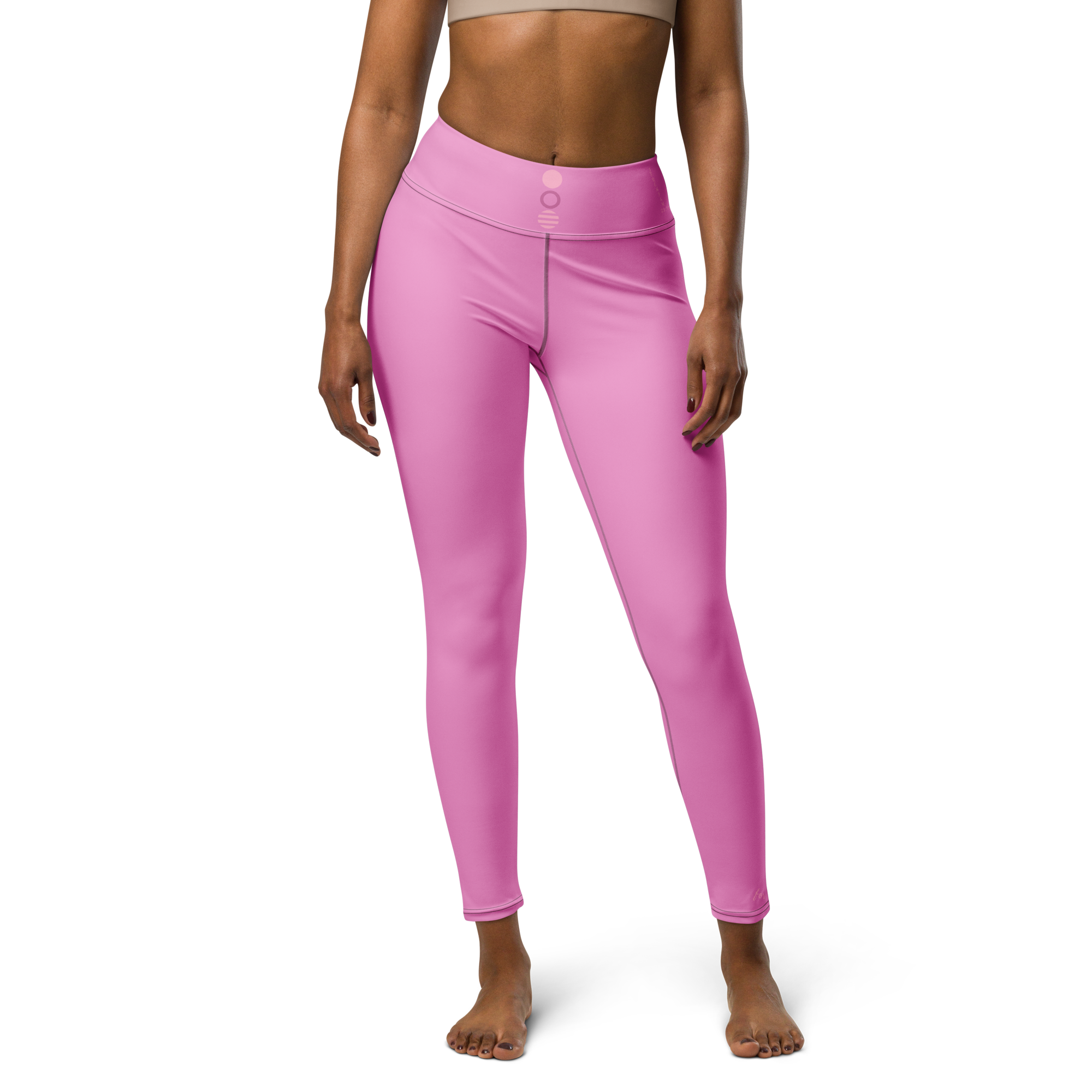 Hope for Tomorrow Script Leggings — Rose Pink