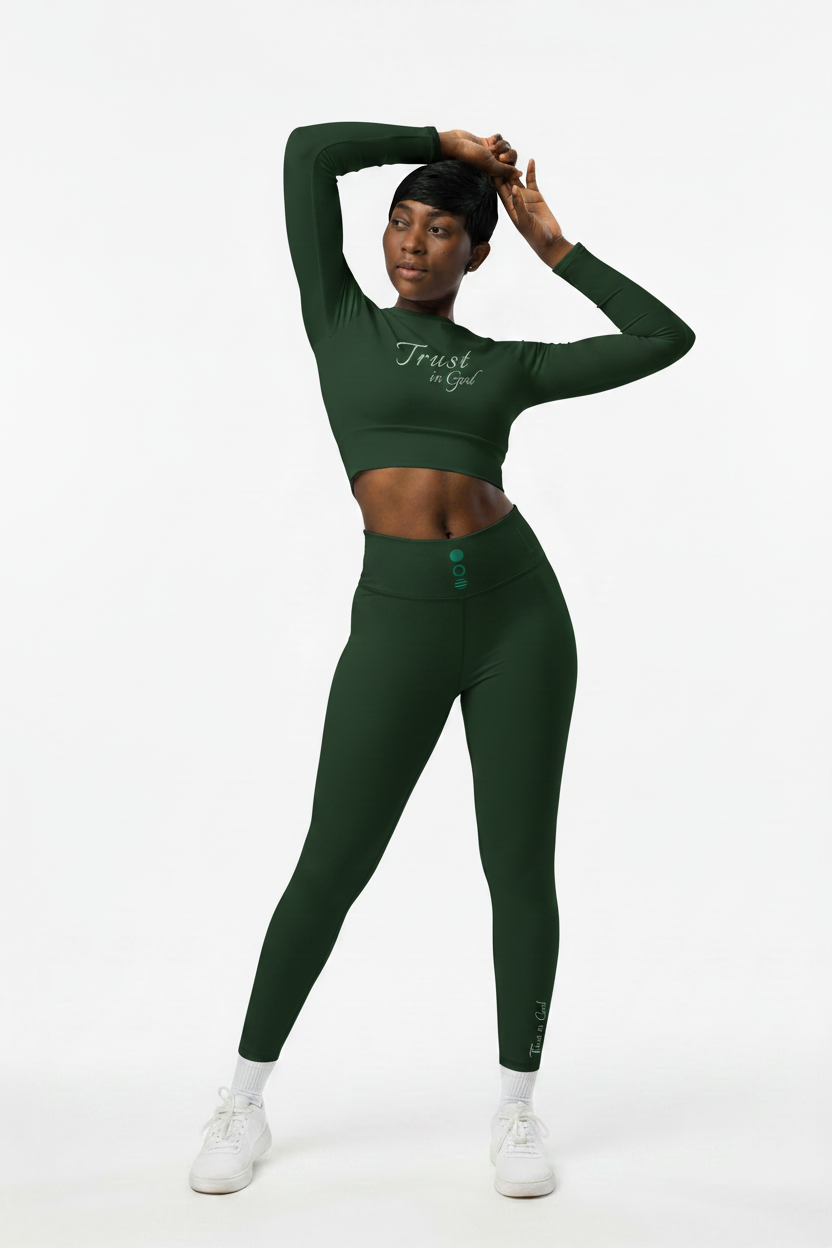 Trust in God — Forest Green Full Body Set